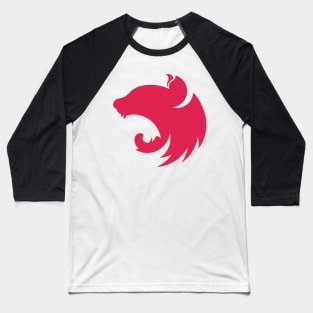 NestJs Logotype - Nest JavaScript Logo Baseball T-Shirt